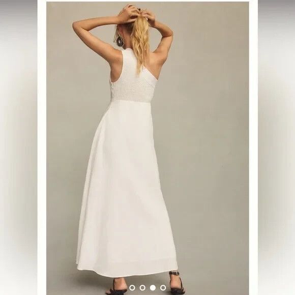 Farm Rio Anthropologie One-Shoulder A-Line Smocked Dress Women's Size XXS Petite - Picture 14 of 16